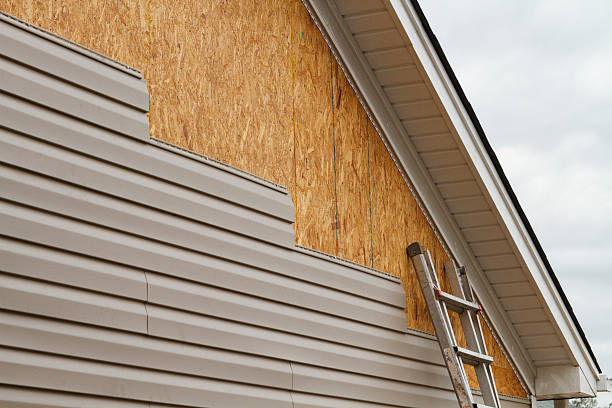 Professional Siding technician working in Palmyra, VA
